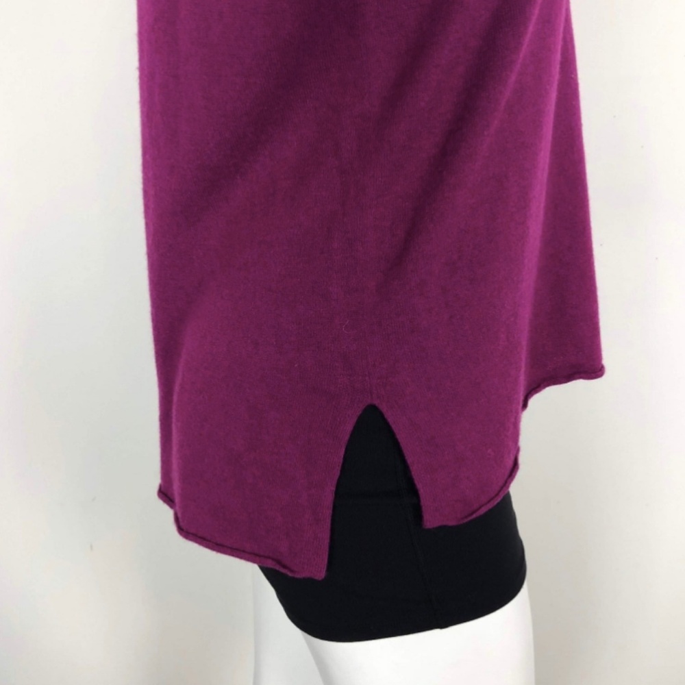 Vince Wool Cashmere Fuchsia Pink Boatneck Sweater - Picture 5 of 6